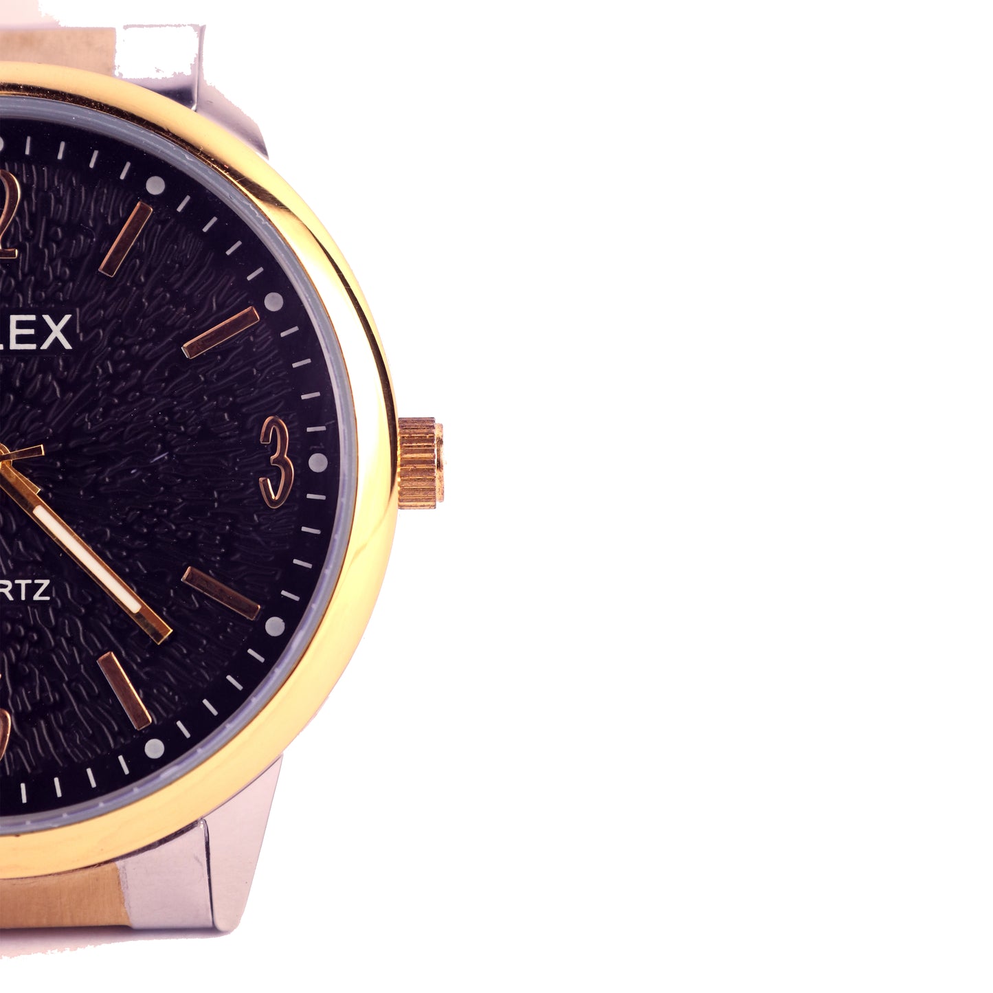 RALEX Quartz Two-Tone Wristwatch – Elegant Gold & Silver Design