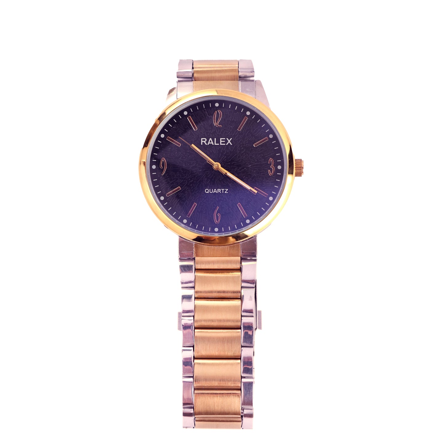 RALEX Quartz Two-Tone Wristwatch – Elegant Gold & Silver Design